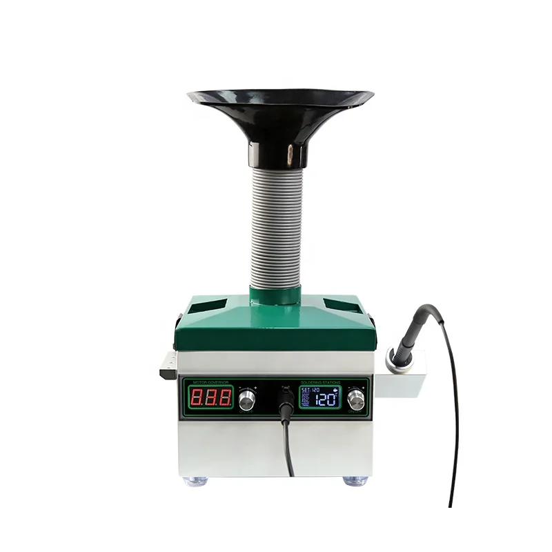 BST-212 Activated Carbon Filtration Fume Extractor 150W Smoke Absorber Soldering iron Station For Mobile Phone Welding Repair