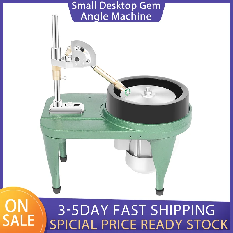 

110V/180W Small Desktop Gem Angle Machine Jade Plane Silent Jade Polishing and Polishing Machine Jewelry Surface Grinder
