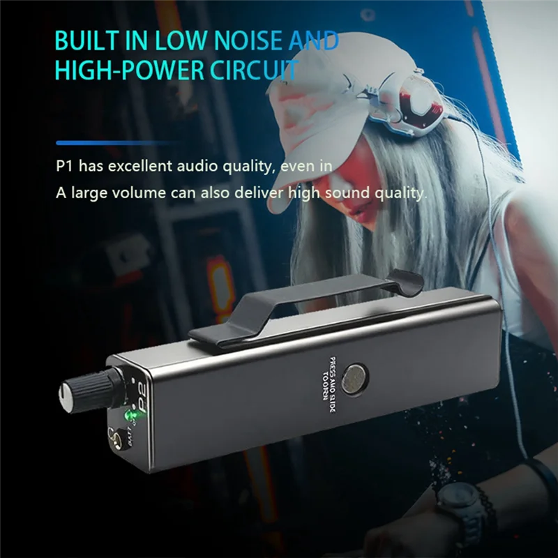 ABSY P2 Headphone Amp Amplifier Stereo Headphone Amplifier Ultra-Low Noise Circuit For Drummers & Live Vocalists