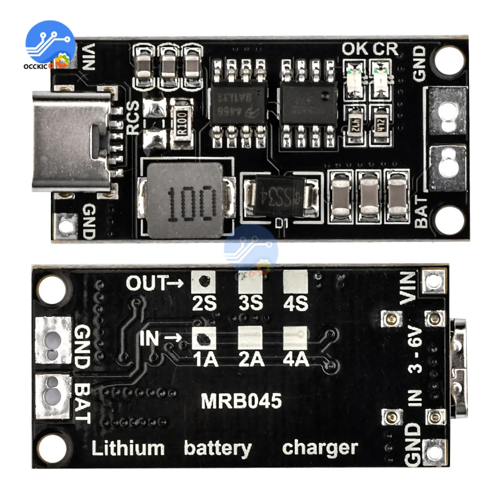 Multi-cell 2S 3S 4S type-c do 8.4V 12.6V 16.8V wzmocnienie doładowania LiPo polimerowa ładowarka litowo-jonowa 7.4V 11.1V 14.8V 18650 bateria litowa