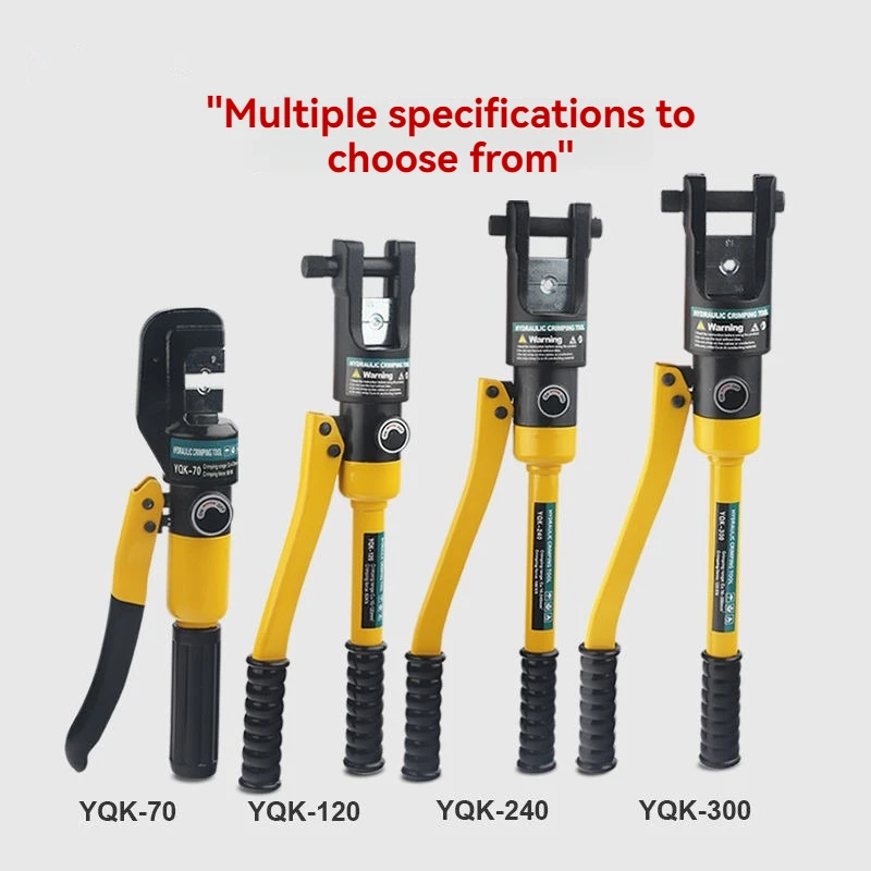 Yqk-70120240 Manual Hydraulic Tongs, Copper Aluminum Nose Crimping, Integral Hydraulic Pliers, Electrician Wire Crimping