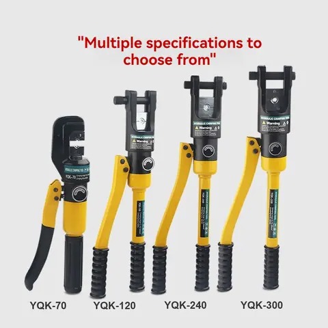 Yqk- 70120240 수동 유압 집게, 구리 알루미늄 노즈 압착, 일체형 유압 플라이어, 전기 기사 와이어 압착