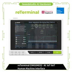 reTerminal CM4104032 5ââ HMI CM4108032 IPS multi-touch screen, AI IoT IIoT Human Machine Interface, 2.4GHz/5GHz WiFi BLE 5.0