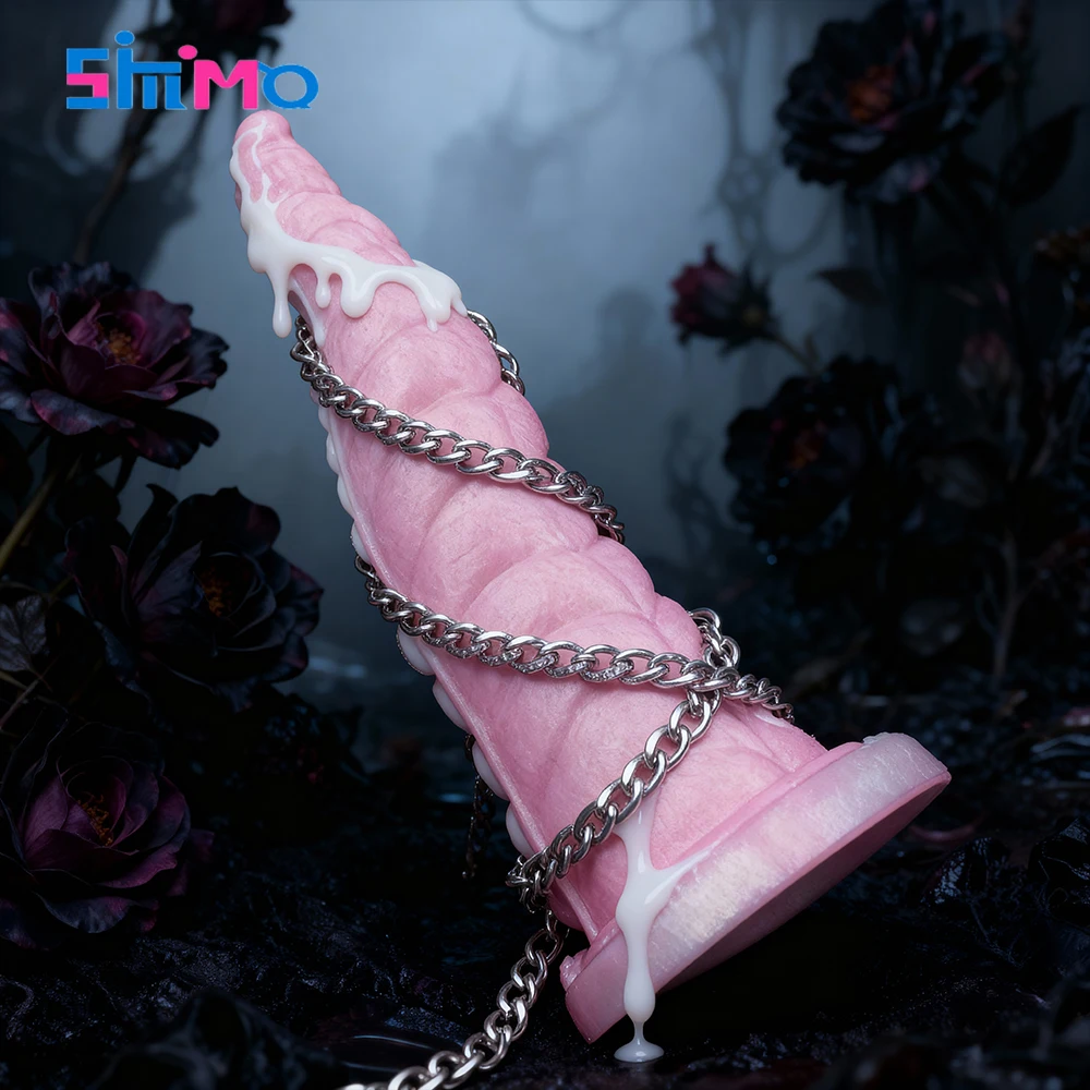 SMMQ لينة سيليكون اللامسة الشرج دسار مع شفط كأس S/M حجم الوحش القضيب للرجال النساء الاستمناء لعبة الكبار #1