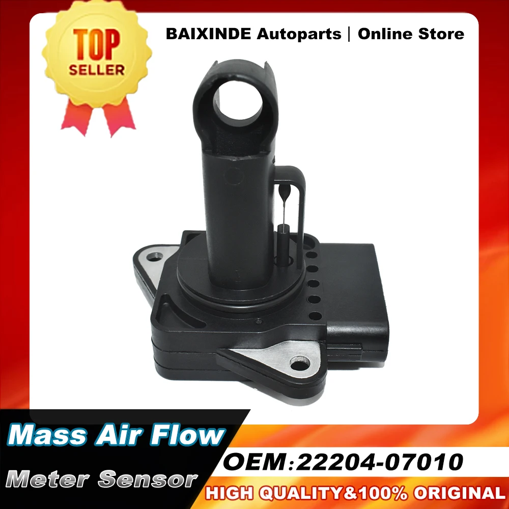 MAF Mass Air Flow Meter Sensor 22204-07010 8658471 For Lexus GS, Mazda 2, Mitsubishi Pajero, Suzuki Jimny, Toyota Avensis, Volvo