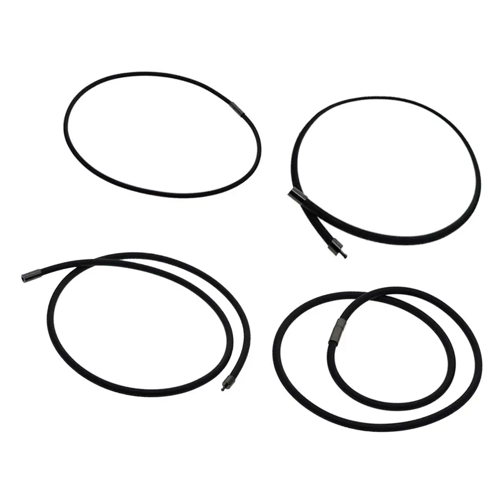 Silicone Rubber Necklace Chain Extension Tail for Jewelry Findings Beads Bracelet Accessories for Crafts and Gifts