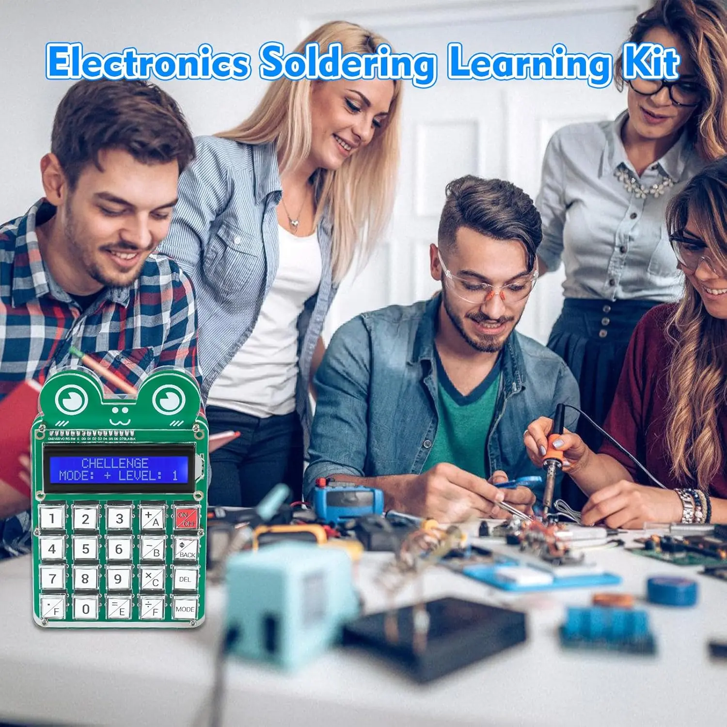 لتقوم بها بنفسك آلة حاسبة لحام ممارسة عدة 6 أرقام الرياضيات ممارسة لعبة مع إضافة الطرح الضرب تقسيم الجذعية تقييم #3