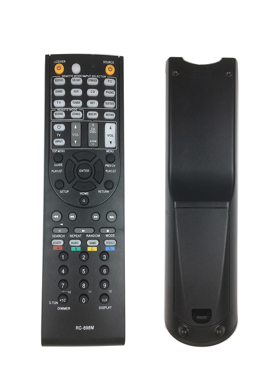 RC-898M RC898M Control remoto para receptor AV Onkyo RC-897M TX-NR5008 TX-NR709 TX-NR646 TX-NR747 TX-NR545 TX-NR54