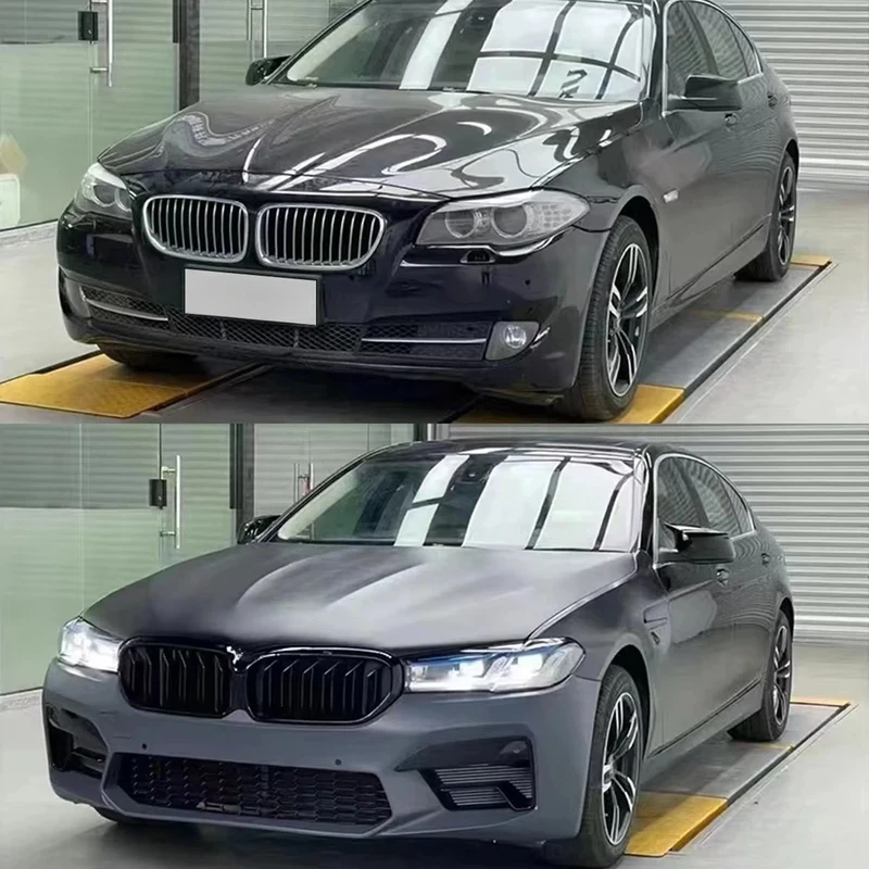 

Car Bumper for 5 Series Conversion F10 to G30 M5 2022 Appearance Including Bumper Headlight Hood Fender Tail Pipe Tail Light