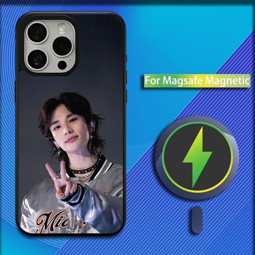 Rapper Dancer H-HyunJin Phone Case For iPhone 16,15,14,13,12,11,Plus,Pro,Max,Mini Magsafe Magnetic Wireless Charging