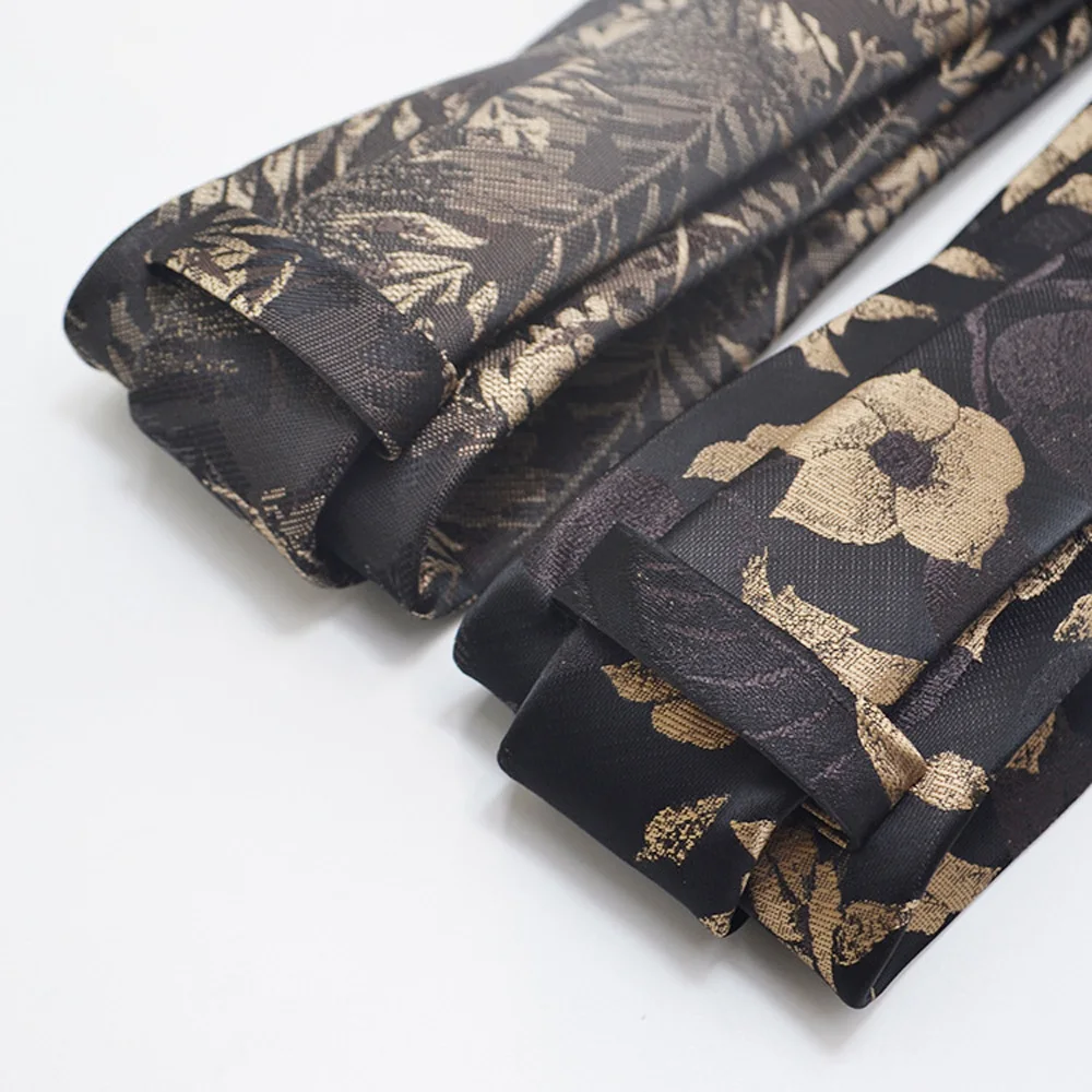 고품질 남성 자카드 타이 도트 플로럴 8cm 넥타이 액세서리 데일리웨어 셔츠 정장 크라바트 웨딩 파티 선물 넥타이