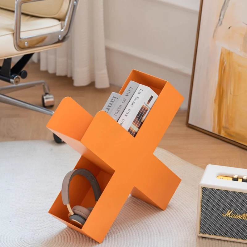 

Simple sofa side few modern magazine storage racks