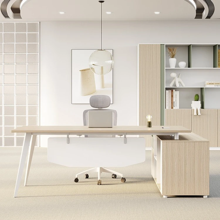 Desk boss table simple modern president table light luxury fashion office manager supervisor computer and chair combination