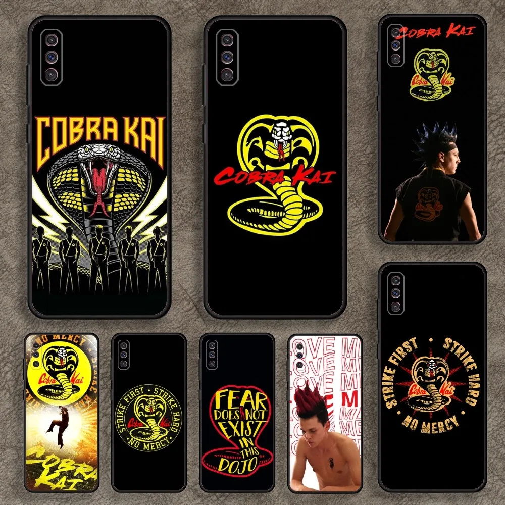 Cobra Kai Snake Phone Case for SamsungA 91,80,73,72,71,70,53,52,51,42,41,40,32,31,30,22,21,20,13 S 4G 5G Soft Black Case