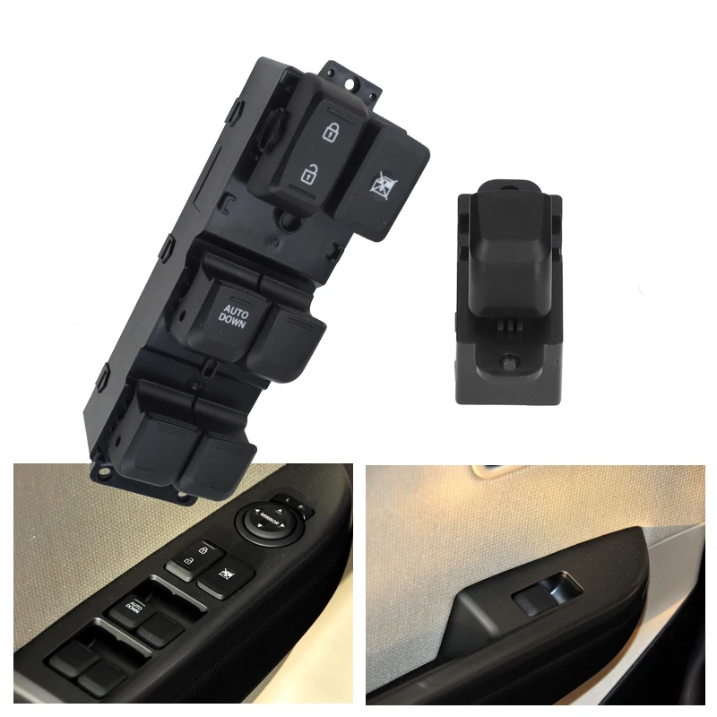 93570-4X000 Electric Power Window Lifter Master Control Switch For KIA Rio K2 935704X000