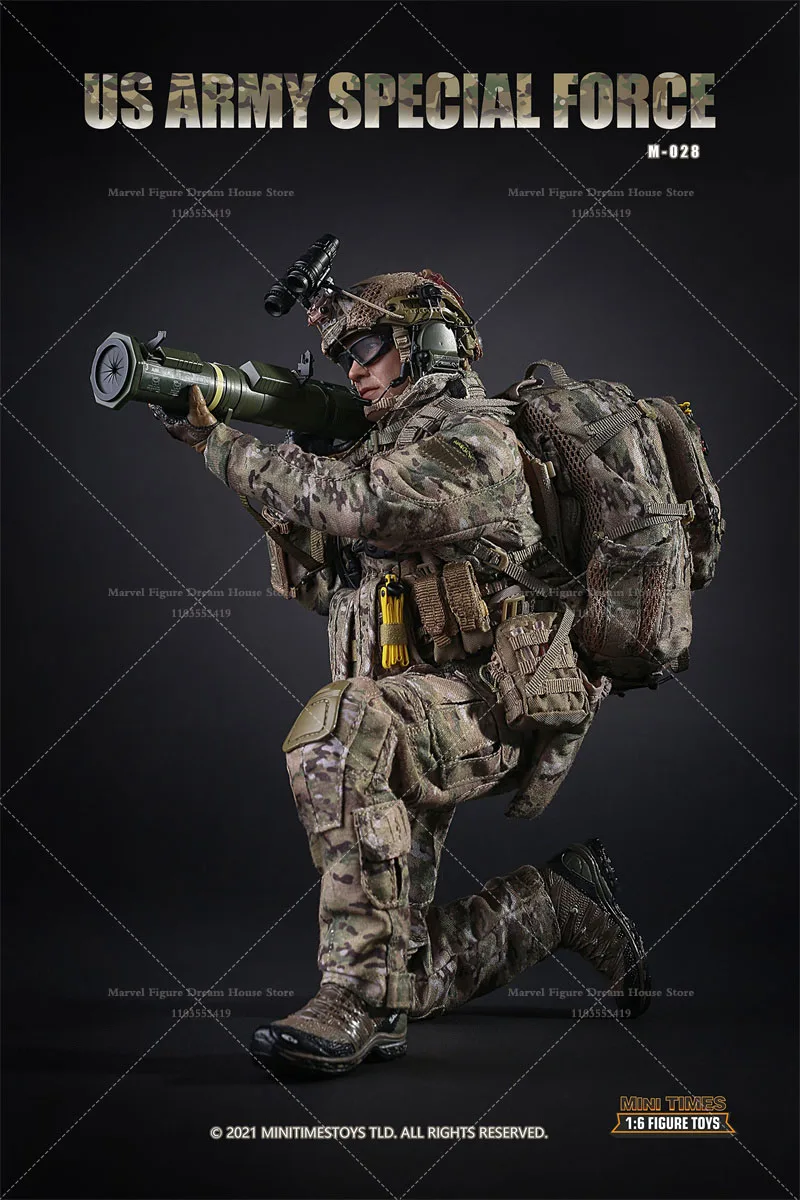 Équipement de réaction militaire des forces spéciales de l'armée, échelle 1/6, ensemble complet de 12 pouces, figurine de soldat, en Stock, mini jouets M028
