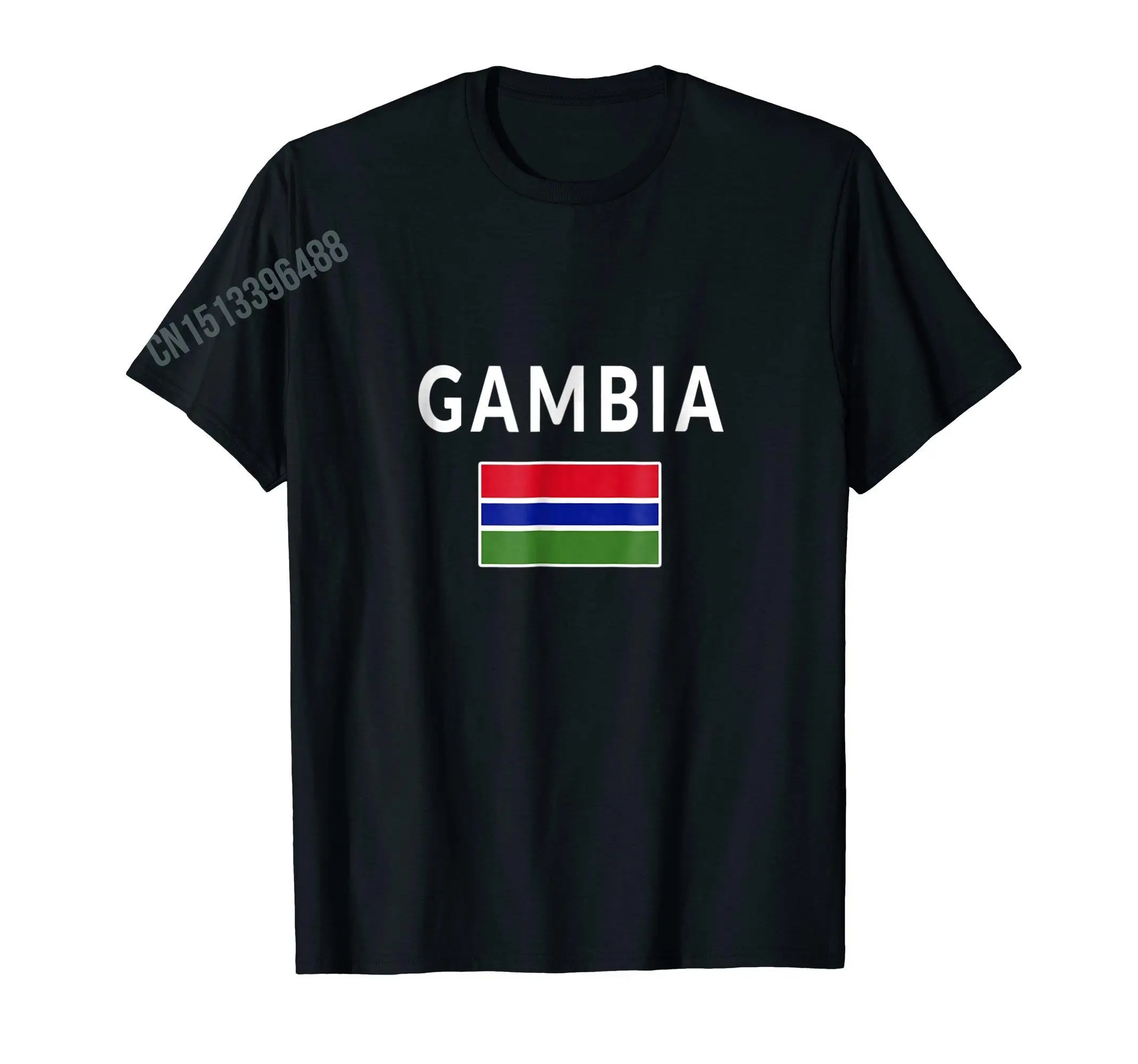 More Design Gambia Gambian Flag souvenir Gift T-Shirt For Men Women T Shirt Tops Cotton Tees