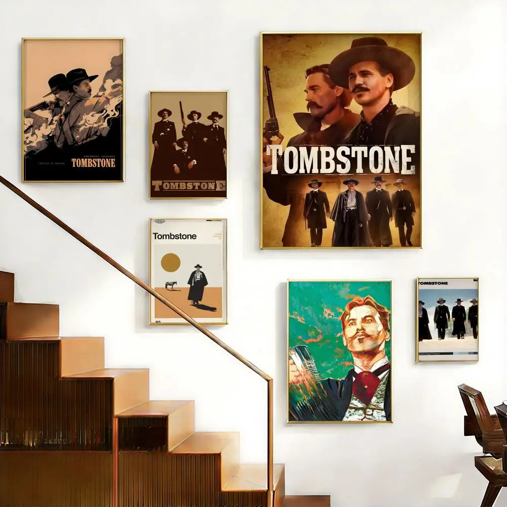 Tombstone Poster HD art sticky wall waterproof home living room bedroom bar aesthetic decoration