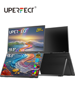 UPERFECT 100Hz Stacked Monitor Laptop Dual Screen Folding 18.5\