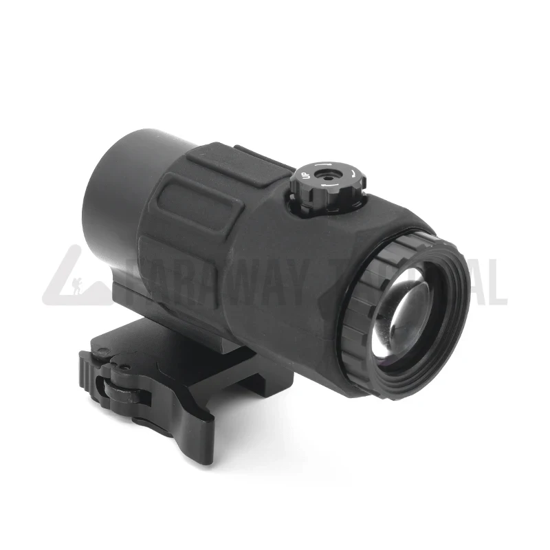 G45 Magnifier Sight 5X with Switch to Side Quick Detach QD Mount for Hunting and Airsoft Rifle with Original Markings
