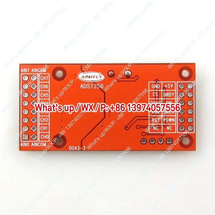 

Модуль сбора данных ADS1256, 8-канальный, 24-битный АЦП, с программируемым коэффициентом усиления, интерфейсом SPI, питанием от одного источника 5В.