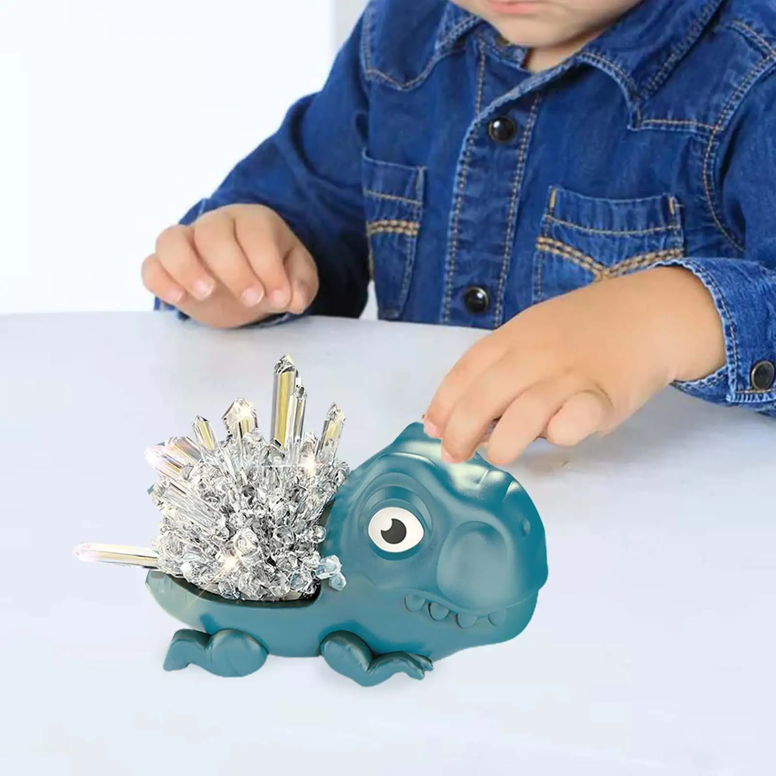 Kit de brinquedo de cultivo de cristal, experimento científico de cristal, brinquedo de atividade, ciência da haste