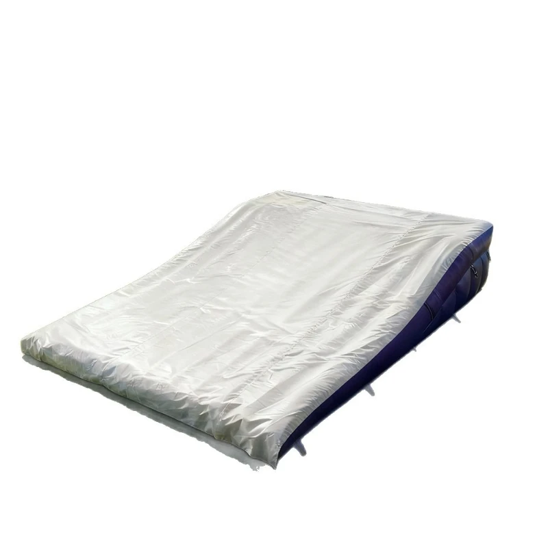 Sports ramp inflatable stunt jump bike ski mat, safe landing air cushion