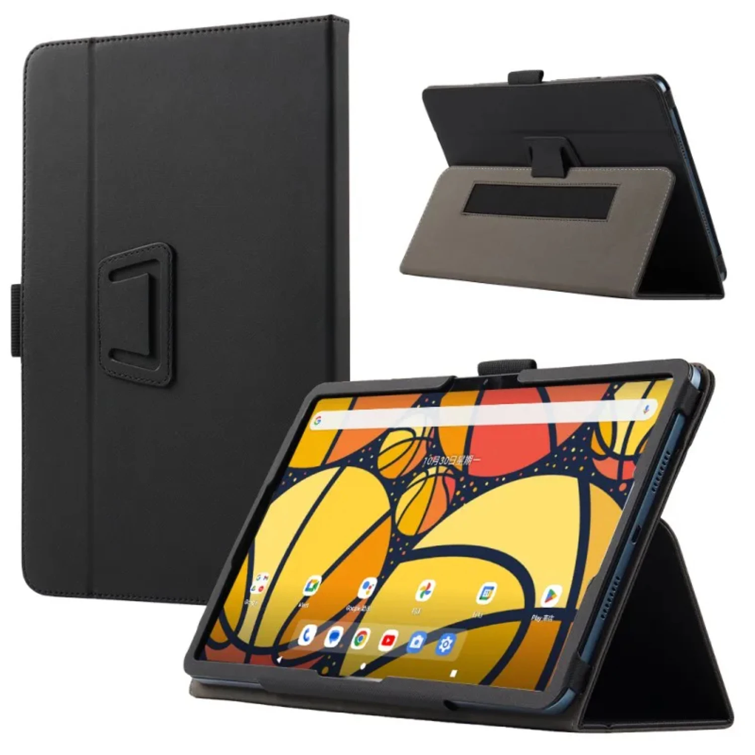 Protective, Stylish, Durable and Lightweight Ultra Slim 12-Inch T20 Handheld PU Leather Folio Stand Cover Case Tablet PC