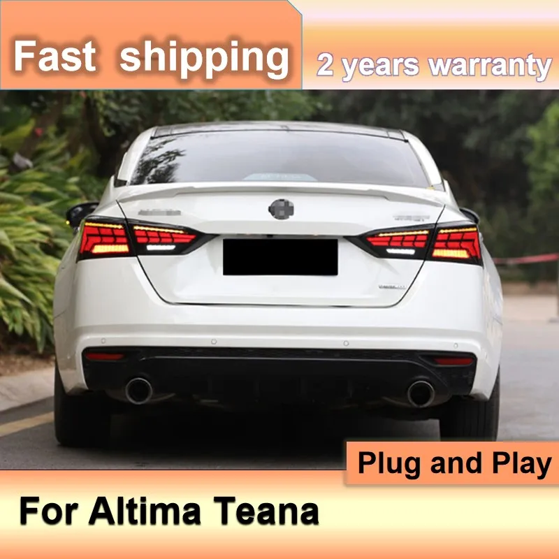 Car Accessories for Altima Nissan 2019 Tail Light 2019-2022 7th Teana Taillight DRL+Turn Signal+Brake+Fog+Reversing