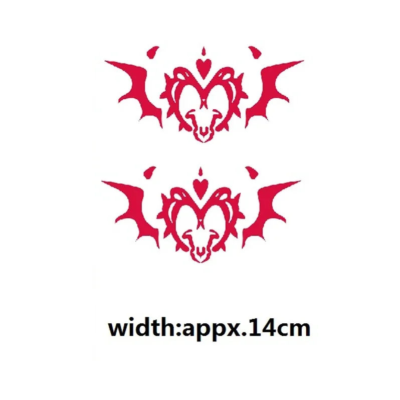 

Anime Temporory Tattoo stickers Murphy Edmond Olivine Yaoi BL Cool Cosplay Prop body arts 14cm