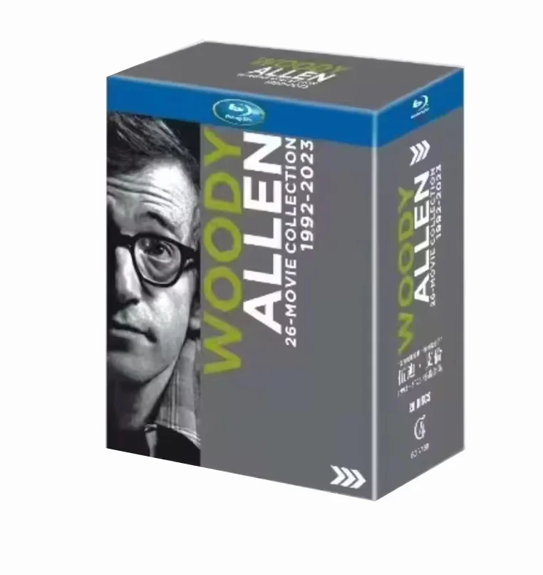 New BD Blu-ray High-Definition Collection of Woody Allen Films from 1992 to 2023 26 Discs English UK Version with Chinese YIHUI