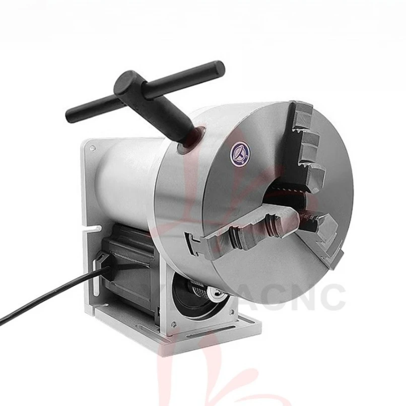 

Industrial 3 Claws Rotation Rotary Axis Electric Rotation Precise Fixture for Fiber UV Laser Marking CNC Router Welding Machine