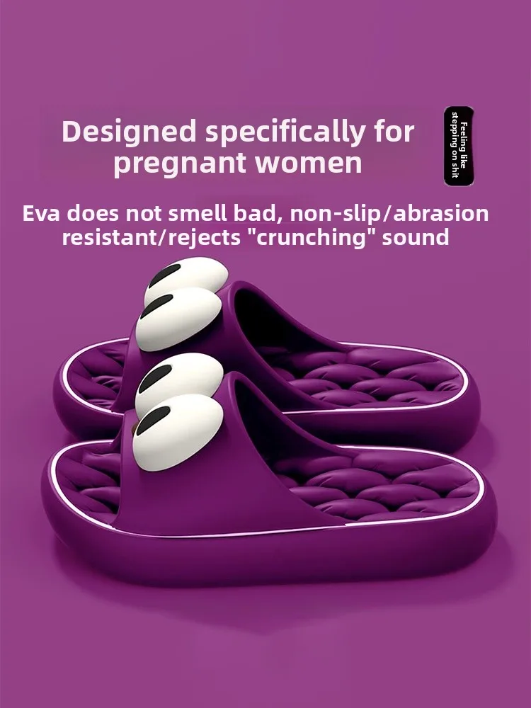 

Нескользящие домашние тапочки для беременных женщин, летние уличные тапочки из ЭВА без запаха, охлаждающие ноги