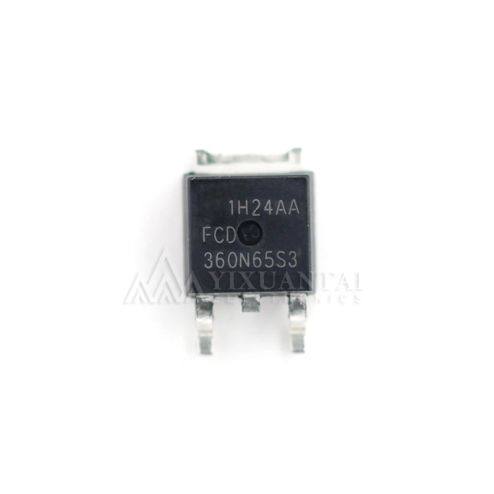 

10 шт./лот, новый оригинальный FCD360N65S3 FCD 360N65S3, маркировка: 360N65S3 Trans MOSFET N-CH 650 В 10A DPAK SOT252