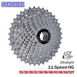 SUNSHINE 11 Speed Cassette for SHIMANO HG 25T 28T 30T 32T 34T 36T 40T 42T 46T 50T 52T K7 11S Bicycle Sprockets Freewheel