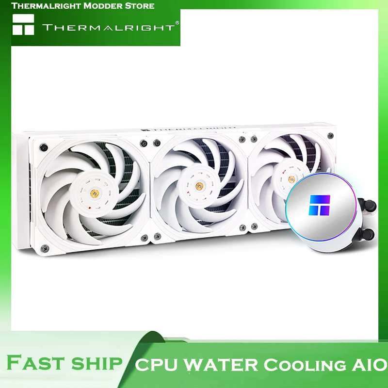 Thermalright Frozen MAGIC 360 SCENIC Water Cooling White AIO Kit CPU Metal Cooler Radiator For Intel 115X 2011 2066 AM4/3 FM1/2