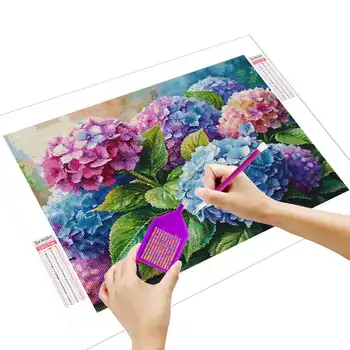 華燦花卉DIY鑽石畫手工方圓鑽馬賽克全鑽刺繡套裝裝飾畫 8 最佳銷售 花卉鑽石畫 - №2