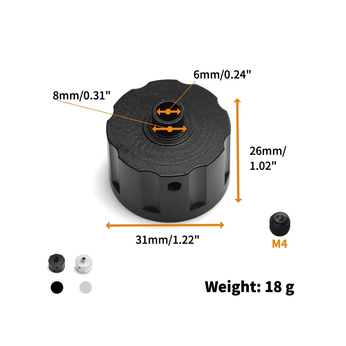 Metal Differential Case Diff Case Housing 336146 for 1/8 FS Racing Focus Tank E-Hacker RC Car Upgrade Parts, 2