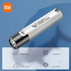 Xiaomi Flashlight Portable Strong Lights LED USB Rechargeable Power Bank Tactical Flashlight Outdoor Emergency Lighting Torch