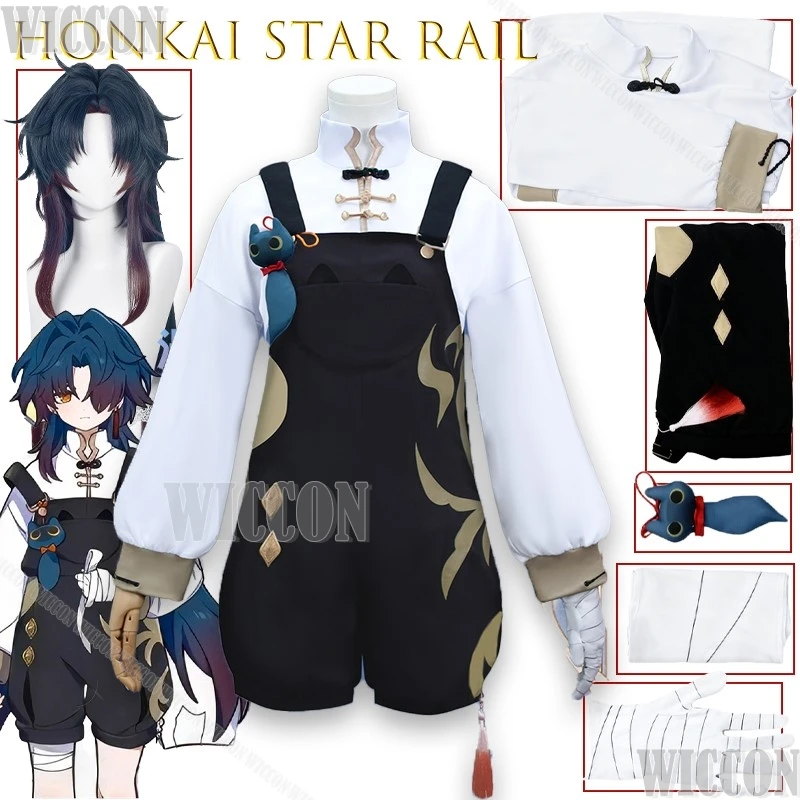 

‌ ‌ ‌ Honkai Star Rail лезвие общежития полный комплект одежды для косплея игровой персонаж наряд Декор стоячая коллекция орнамент Comic Con ‌
