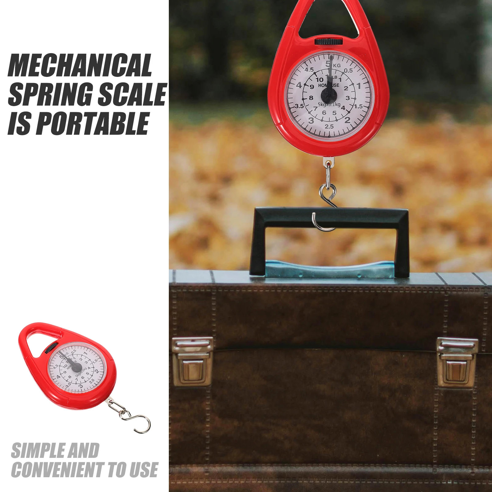 미니 스프링 스케일 휴대용 핸드헬드 행잉 스케일 여행용 가방 낚시용 소형 저울 기기