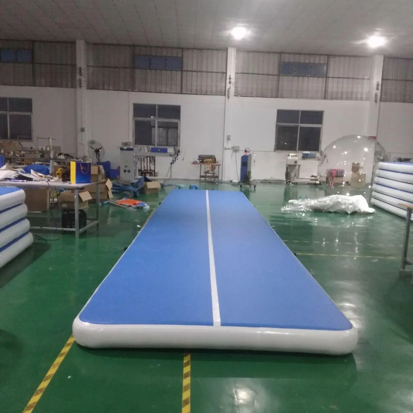 Frete grátis 12x2x0.2m esteiras de ginástica infláveis pista de ar inflável queda de ar inflável pista de salto esteira