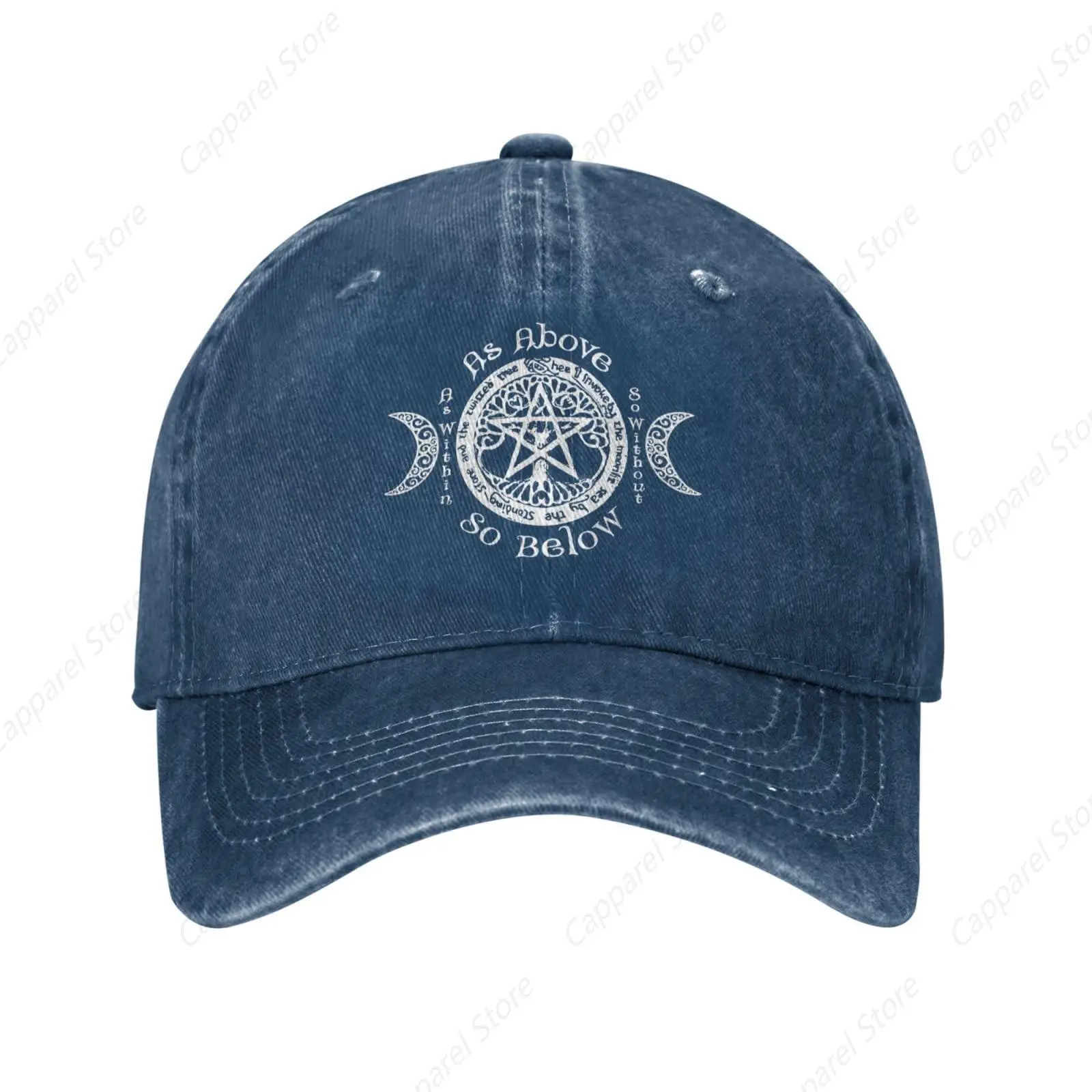 

Wiccan Pagan Witch Baseball Cap for Men Women Adjustable Trucker Hats