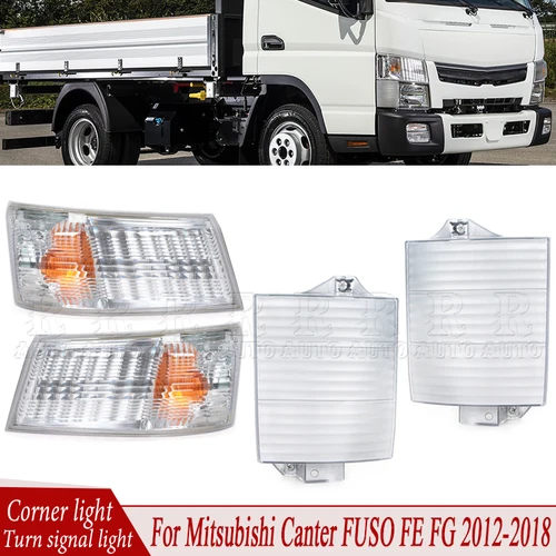 Para Mitsubishi Canter FUSO FE FG 2012-2018 luz de esquina luz de señal de giro luz antiniebla delantera de coche faros indicador conjunto de lámpara