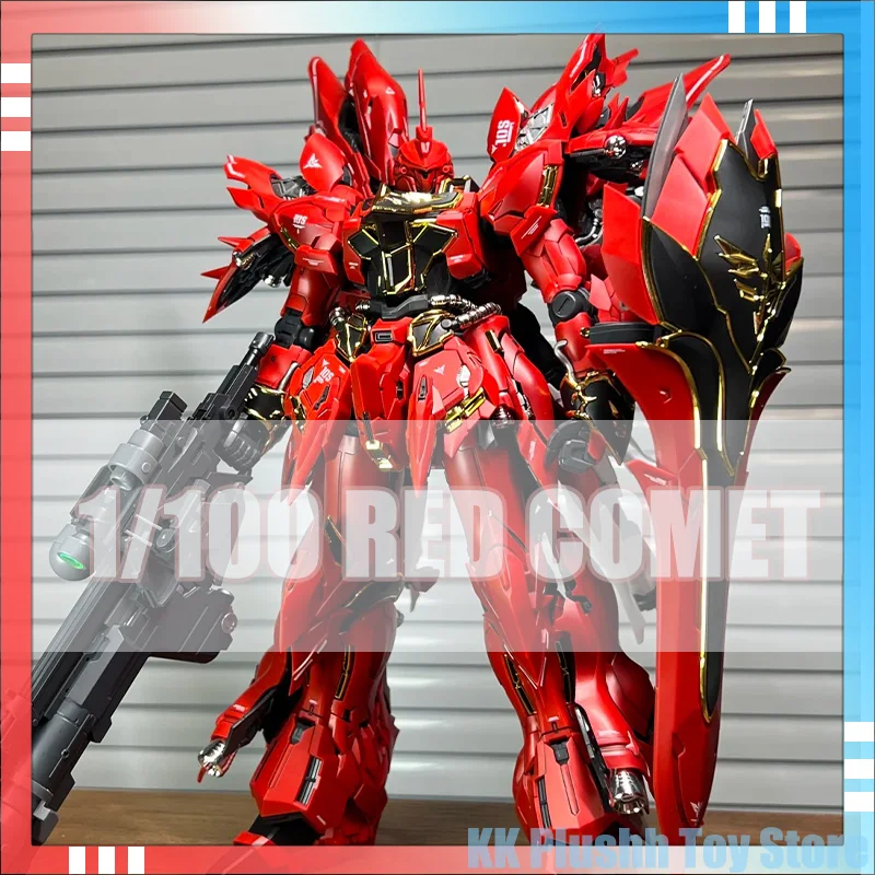 В НАЛИЧИИ Comet Model 1/100 MG MSN-06S the Red Comet Assembly Model Kit Sinanju GK Style Collection Пластиковая фигурка игрушки