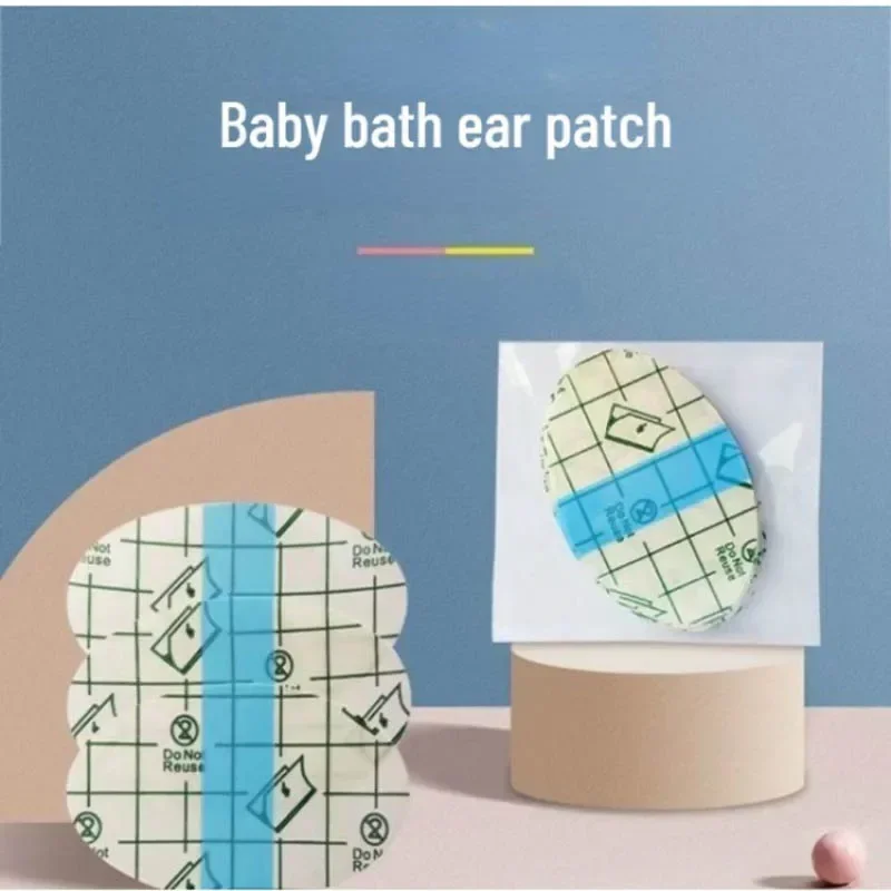 20pcs/lot PU waterproof ear patch for infants babys and children ear protection bath wash swimming Baby Health Care Ear Syringe