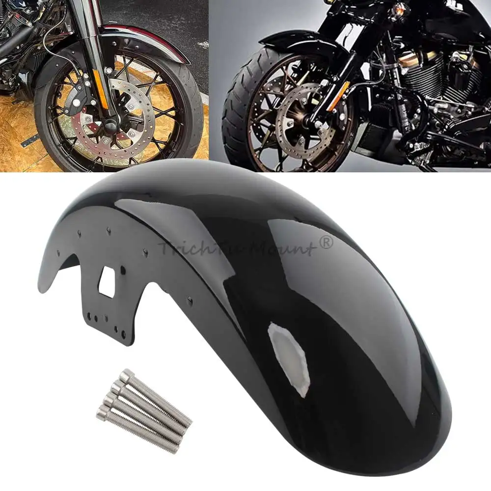 

Motorcycle 19 inch Front Fender For Harley Electra Street Glide Road King Ultra FLHTK FLHTCUTG 2014-24 Mudguard accesorios moto