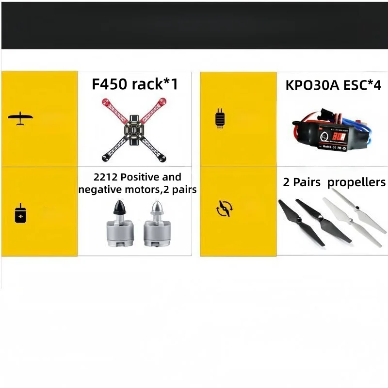

F450 V2 quadcopter frame package quadcopter multi axis FPV aerial photography
