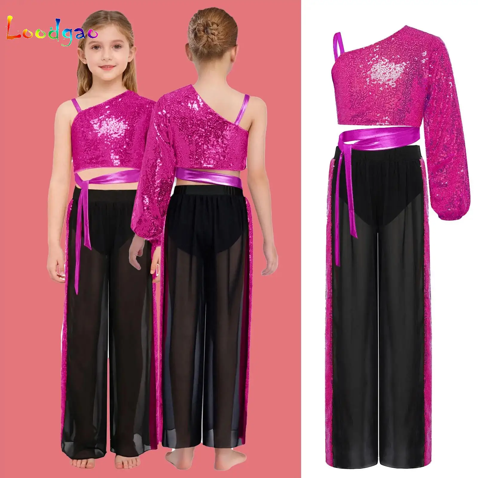 criancas-meninas-lantejoulas-brilhantes-roupa-de-danca-lirica-auto-gravata-colheita-superior-calcas-de-perna-larga-jazz-moderno-ballet-latino-conjunto-de-danca-traje