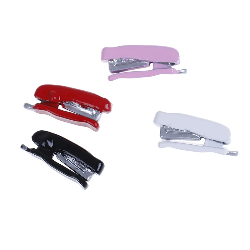 1:12 Dollhouse Miniature Metal Stapler Mini Studying Room Stationery Office School Furniture Decor Accessories Toy